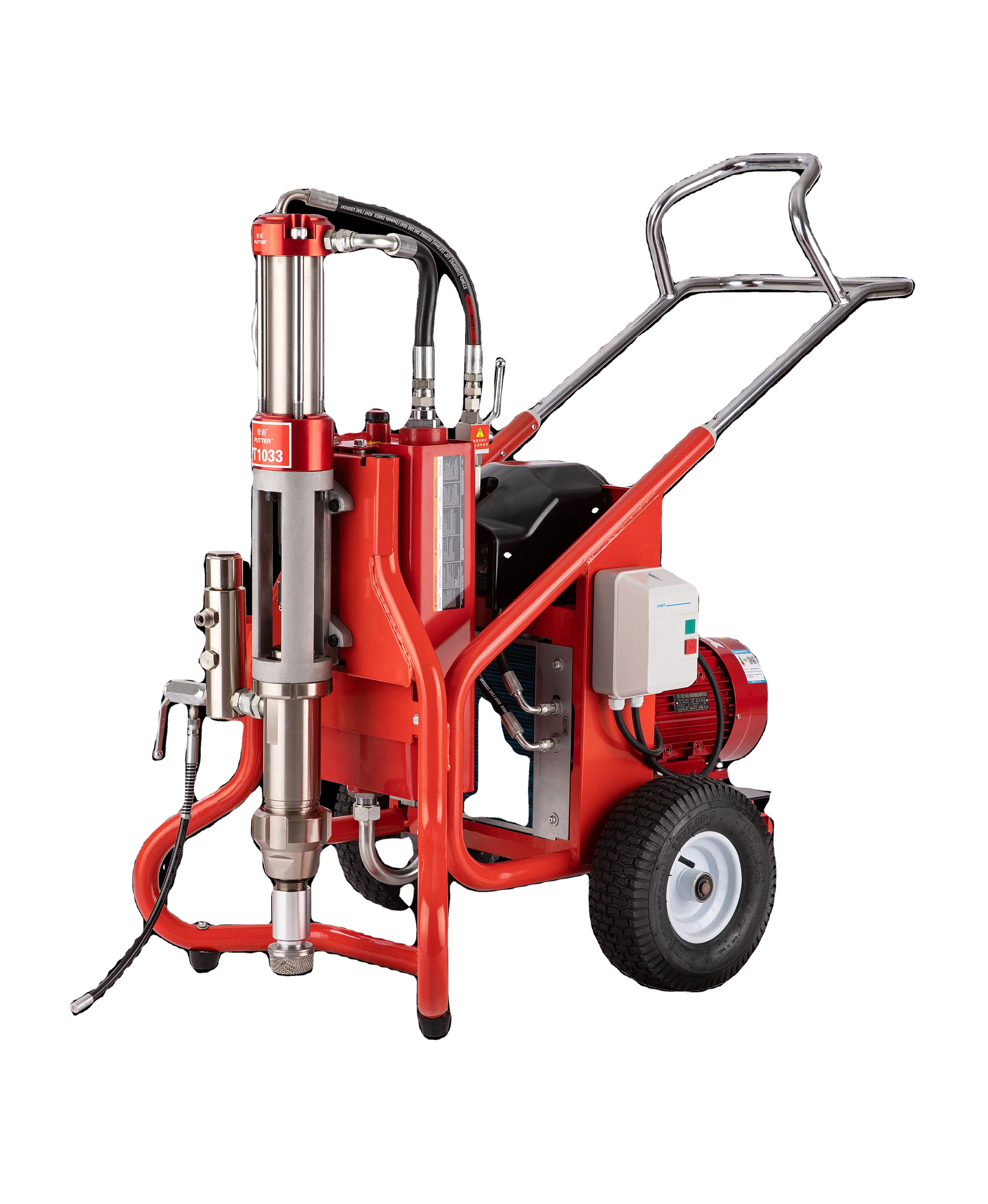 PT-1033 Industrial Grade Airless Heavy Hydraulic Electric Sprayer With 280 Bar Pressure