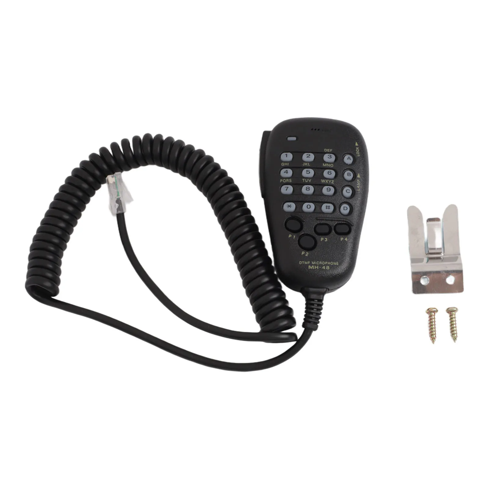 Backlit Microphone For Radios Radio Programmable Keys MH-48A6J Microphone Automatic Tone Routing Compact Design