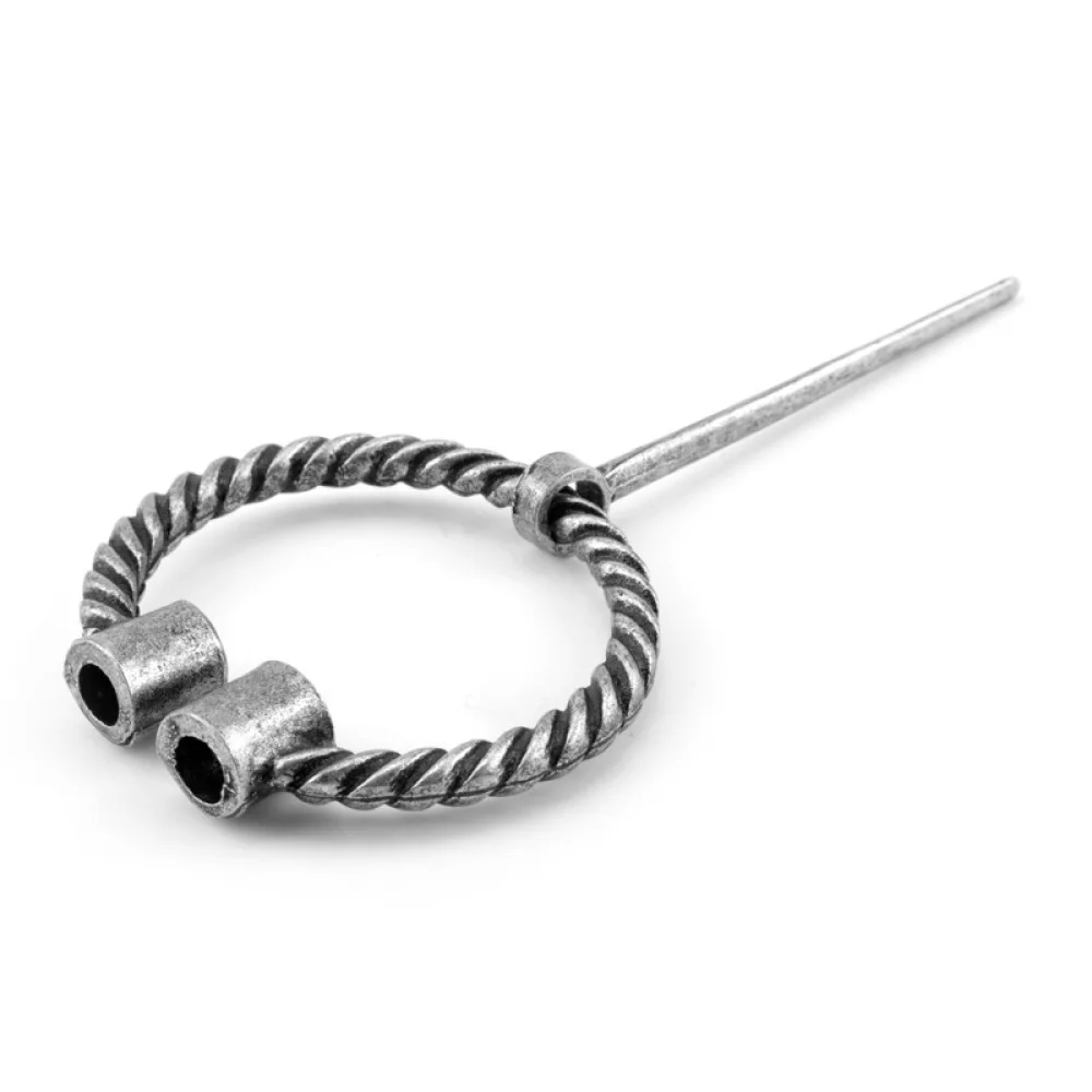Vintage Viking Brooch Pin Gothic Cloak Fastener Metal Cape Clasp Retro Scarf Shawl Clip Nordic Style Jewelry Accessory Gift