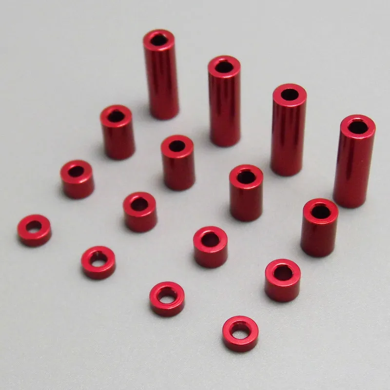 Aluminum Tube For Guide Wheel Self-made Driving Accessories Electroplating Color 1.5 3 6 12CM