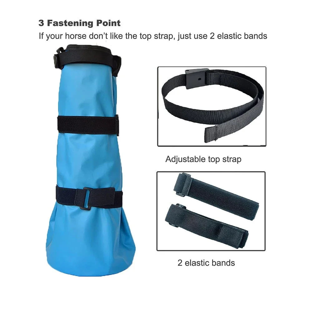 1Pcs Horse Hoof Care Soaking Boot, Easy‑to‑Use Equine Soaker Bag, Alternative To Hoof Treatment Bucket Soaker view 3