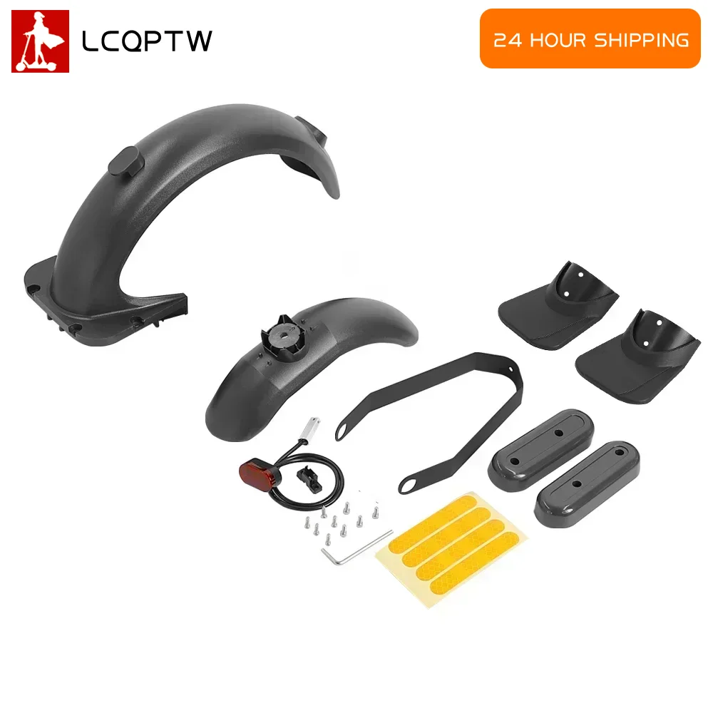 

Передний и задний брызговик с кронштейном для заднего фонаря, декоративная накладка, светоотражающие наклейки для самоката Ninebot Max G30, запасные части