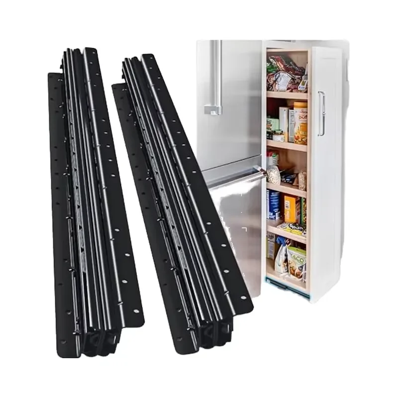 Undermount Heavy Modern Kitchen Dining Drawer Slides Rail Bottom Mounted Full Extension Runners Hidden Glides Steel