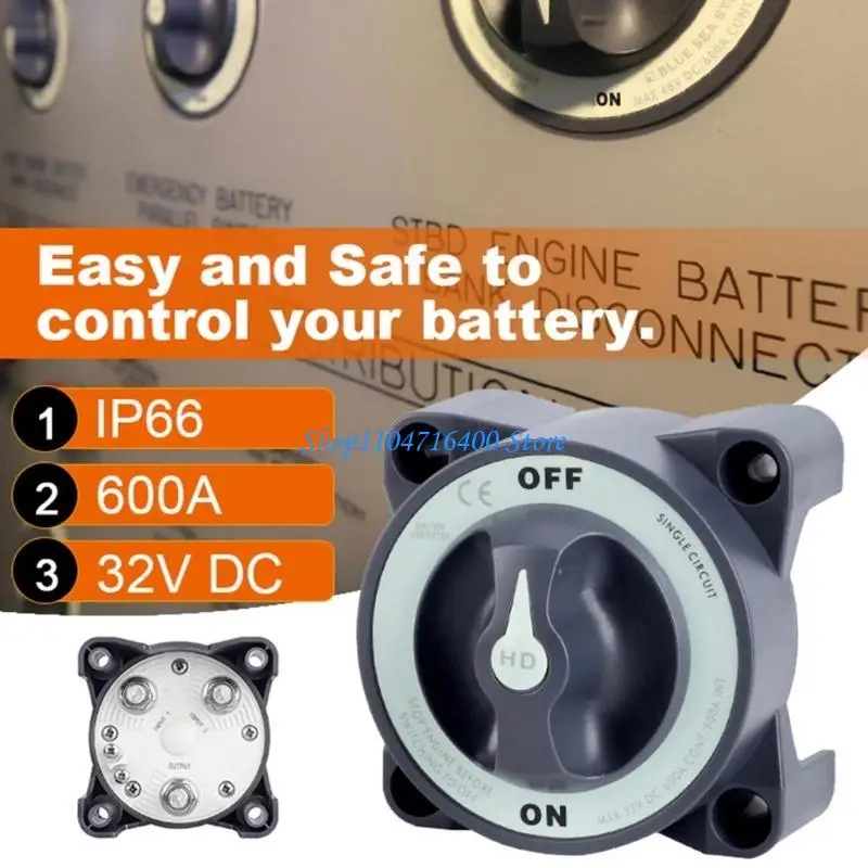 y1gd Waterproof Battery Power Switches 600A Power Management Solution for Yacht Car