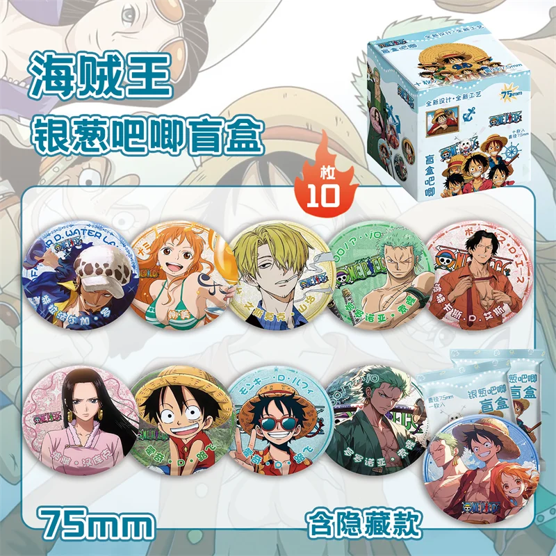 

NARUTO anime merchandise cartoon cute badge blind box creative for boys and girls backpack keychain tinplate brooch gift