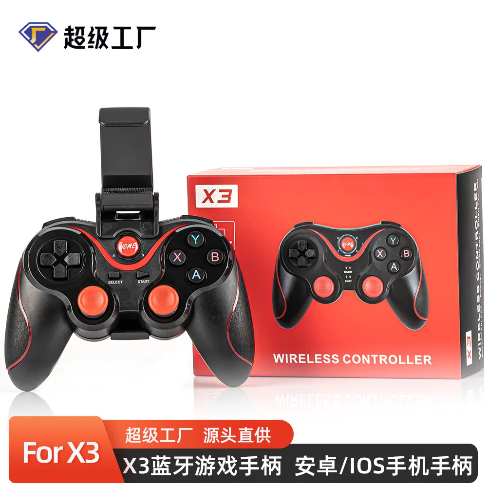 

Беспроводной Bluetooth-геймпад X3, напрямую подключенный к системе Android IOS PUBG X3, мобильный телефон, Bluetooth-геймпад