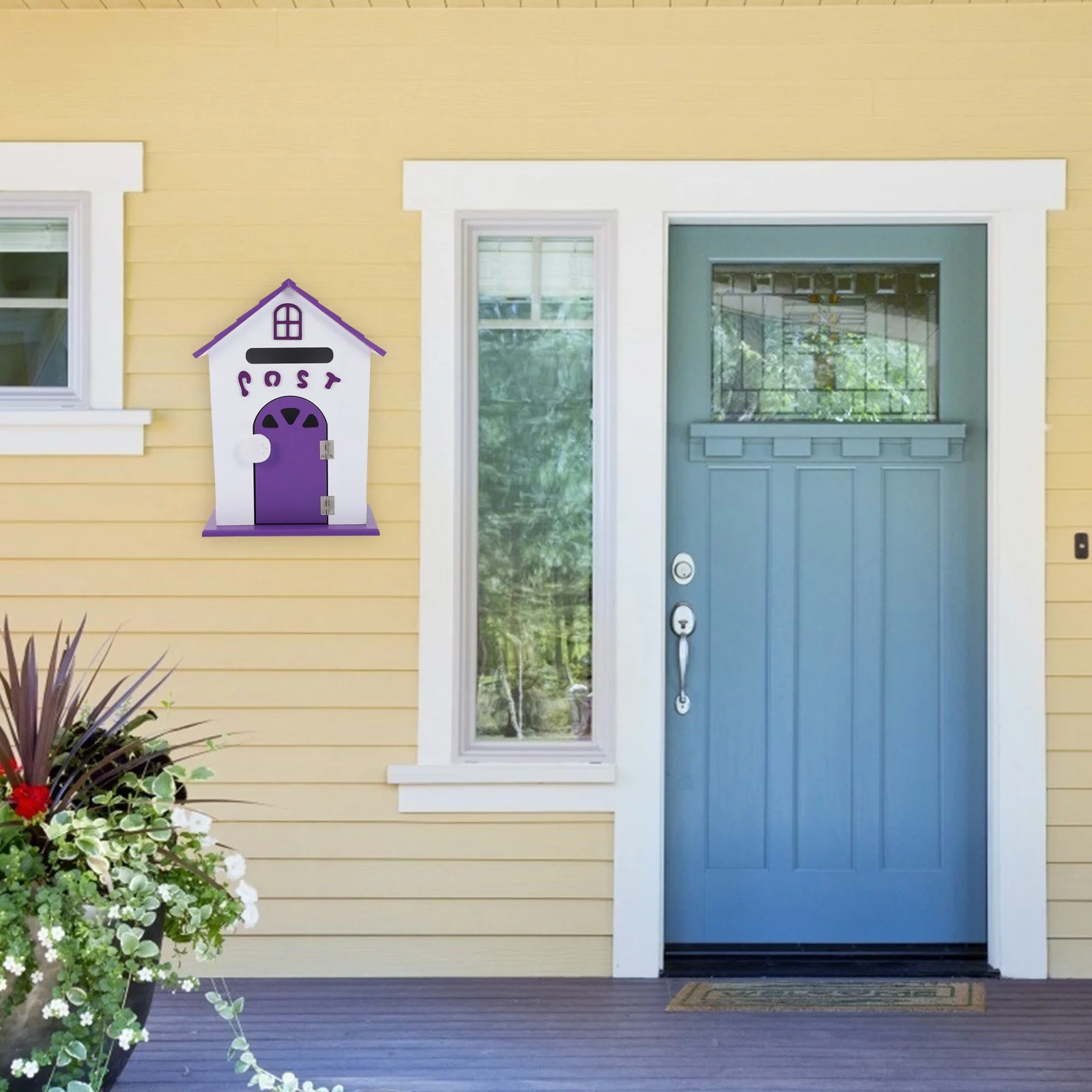 صندوق اقتراحات مثبت على الحائط للمدرسة والمنزل والمستشفى ولوحة عالية الكثافة ومغلف ناعم وصندوق بريد لتخزين حروف الصحف #1