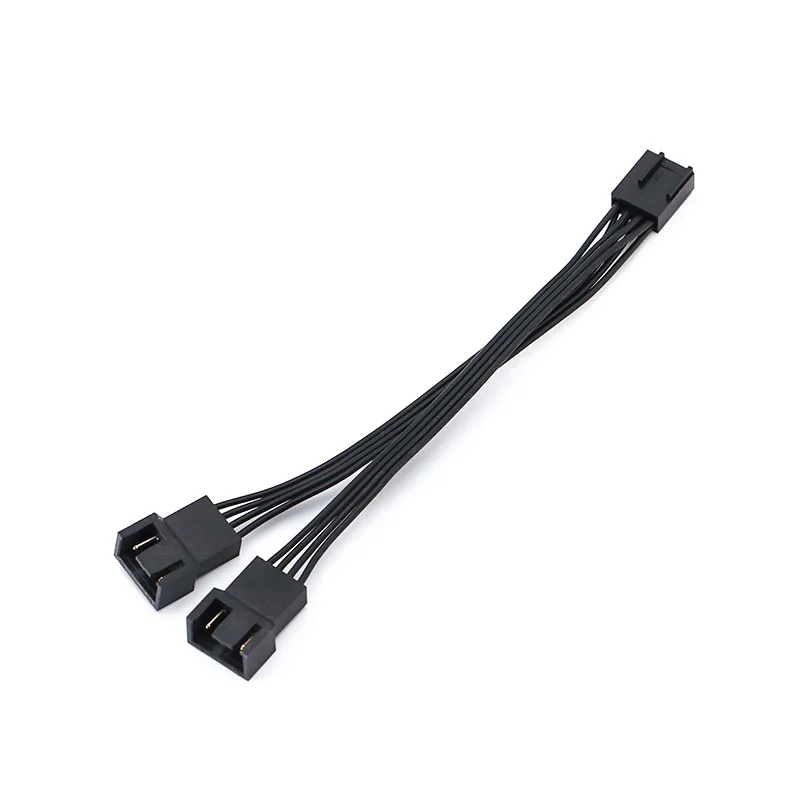 JavicTech 3 Way 4 Pin PWM Fan Splitter Cable,12 inch PC Fan Extension Cable, CA PWM Fan Extension Cable, for Computer ATX Case