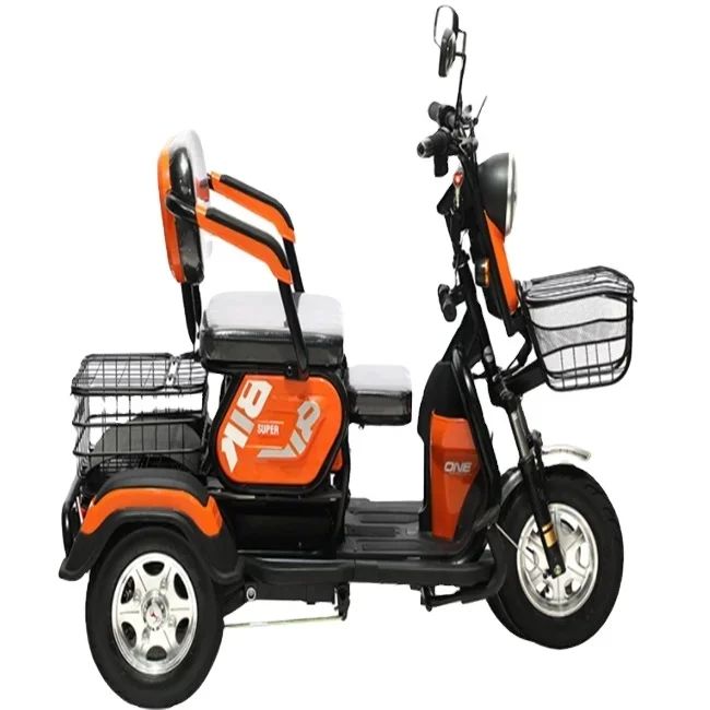 Elderly Disabled People Tricycle 800W Three Wheel Electric Scooter Tricycle For Passenger