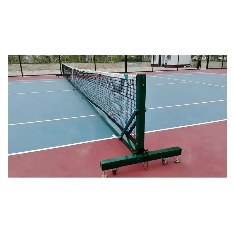 2026 Pro Sports Equipment Tennis/Volleyball/Badminton Portable Net System Outdoor Tennis Pickleball Post With Wheels