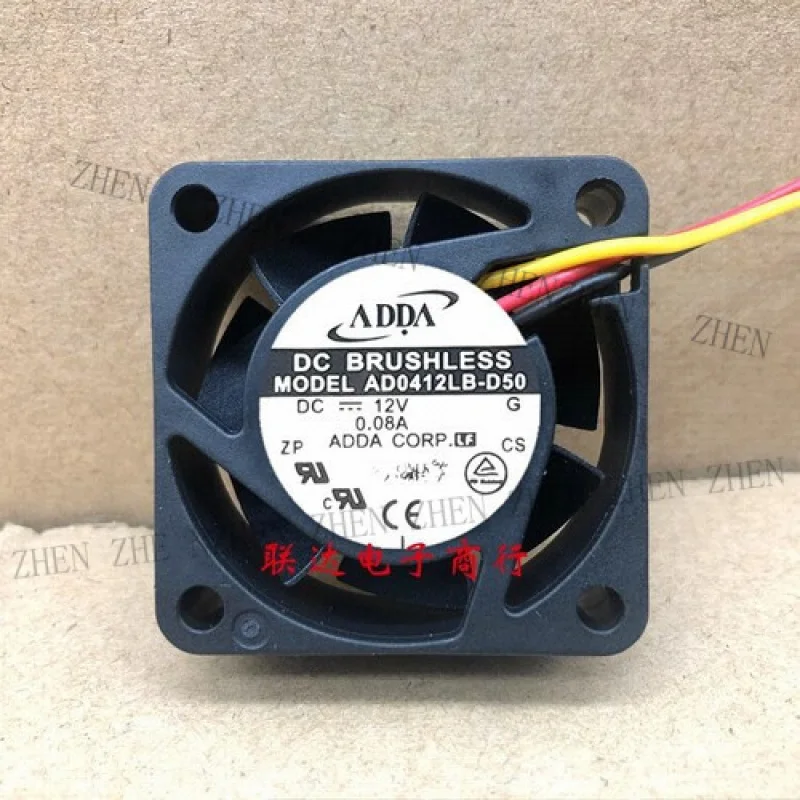 Y for AD0412LB-D50 4015 DC12V 0.08A 4CM 3-Wire Cooling Fan