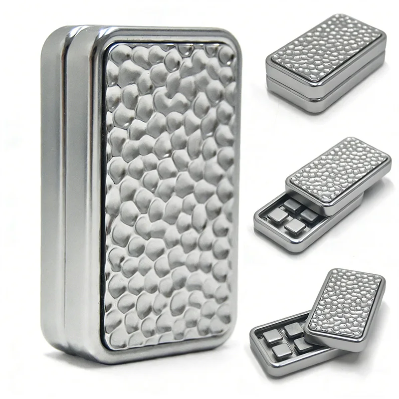 Curseur de poussée magnétique EDC Fidget jouets en alliage de Zinc mode soulagement du Stress jouet TDAH Concentration jouet bureau loisirs Fidget Spinner