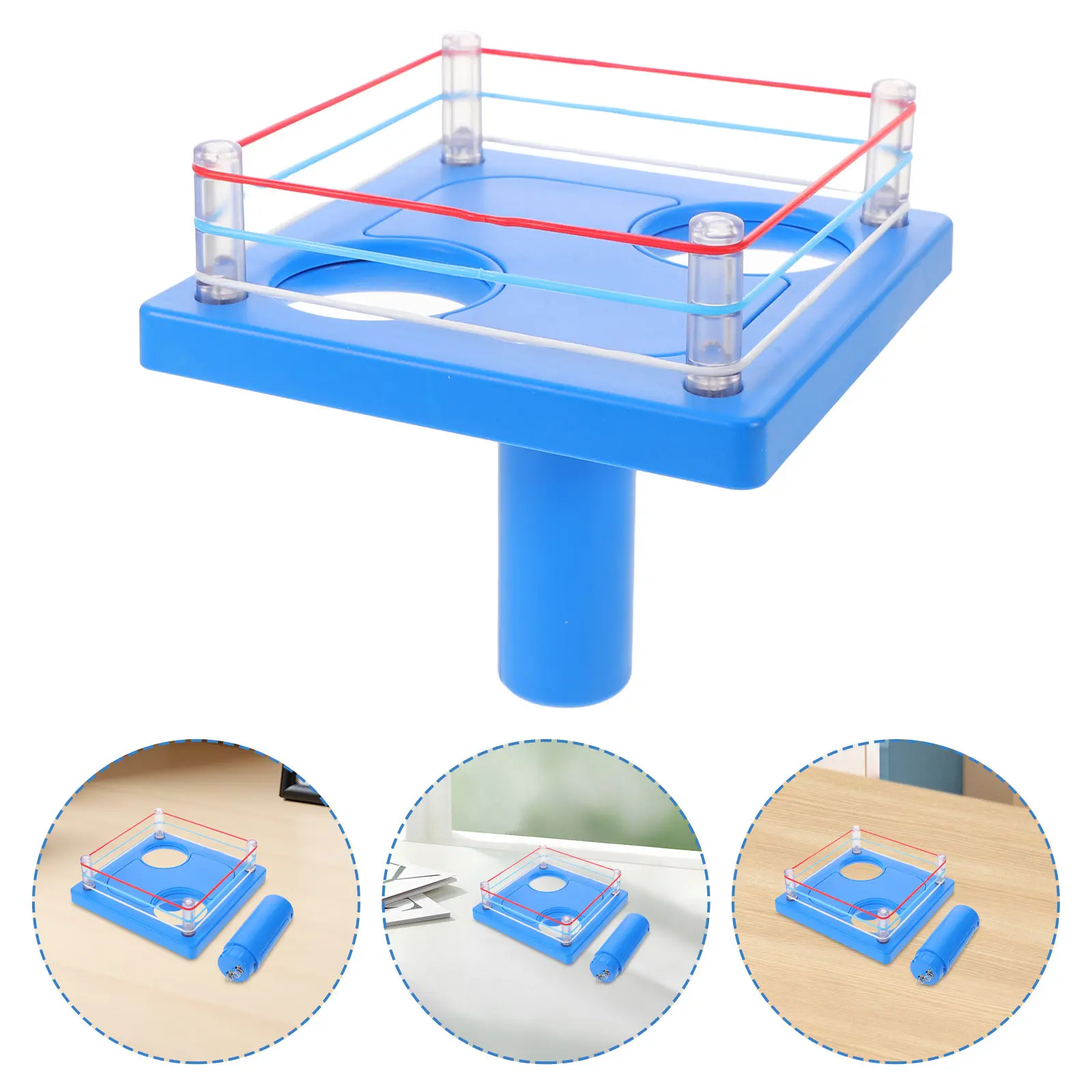 

Interactive Thumb War Ring Blue 2 Player Wrestling Arena Reaction Training Board Game Family Hand Challenge Quick Reaction