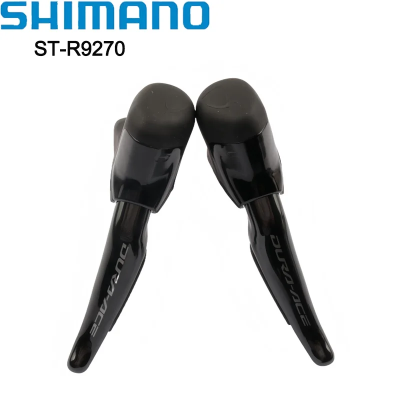 Shimano DURA ACE R9270 Рычаг переключения передач, 12 скоростей, левый + правый, двойной рычаг управления Di2, рычаг переключения передач для шоссейного велосипеда, 1 шт., оригинальный черный ST-R9270