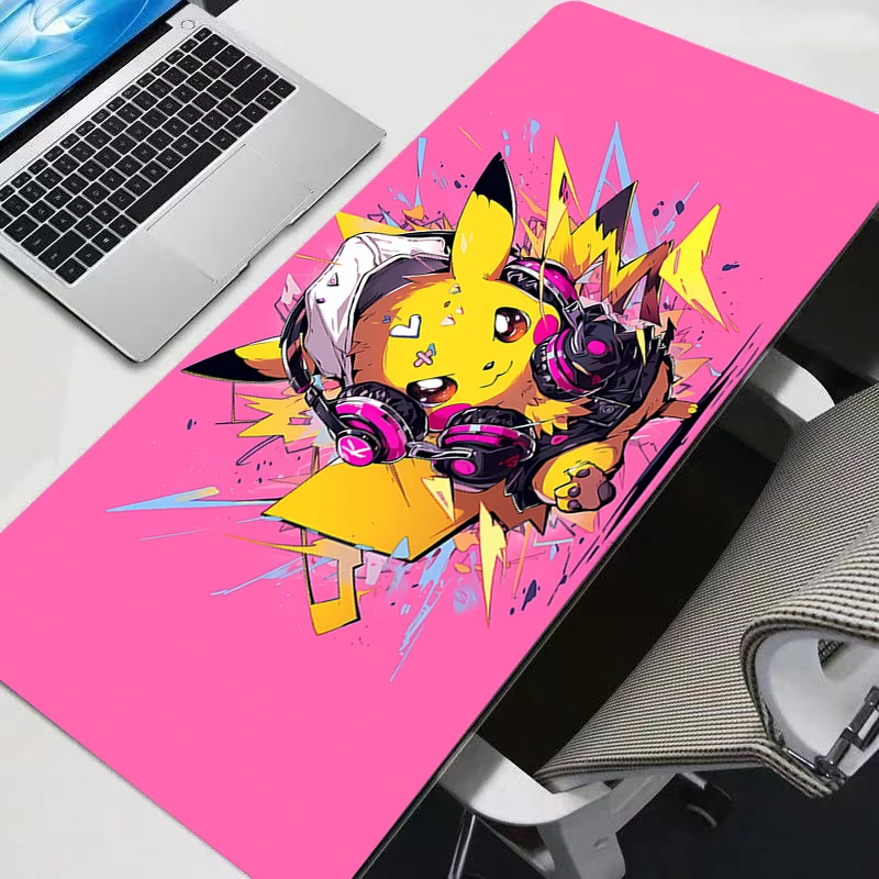 Mouse Pad durable Larger XXL Pokemon Pikachu 900x400 Speed Mini Pc Computer Keyboard Desk Mat Gaming Accessories Mousepad