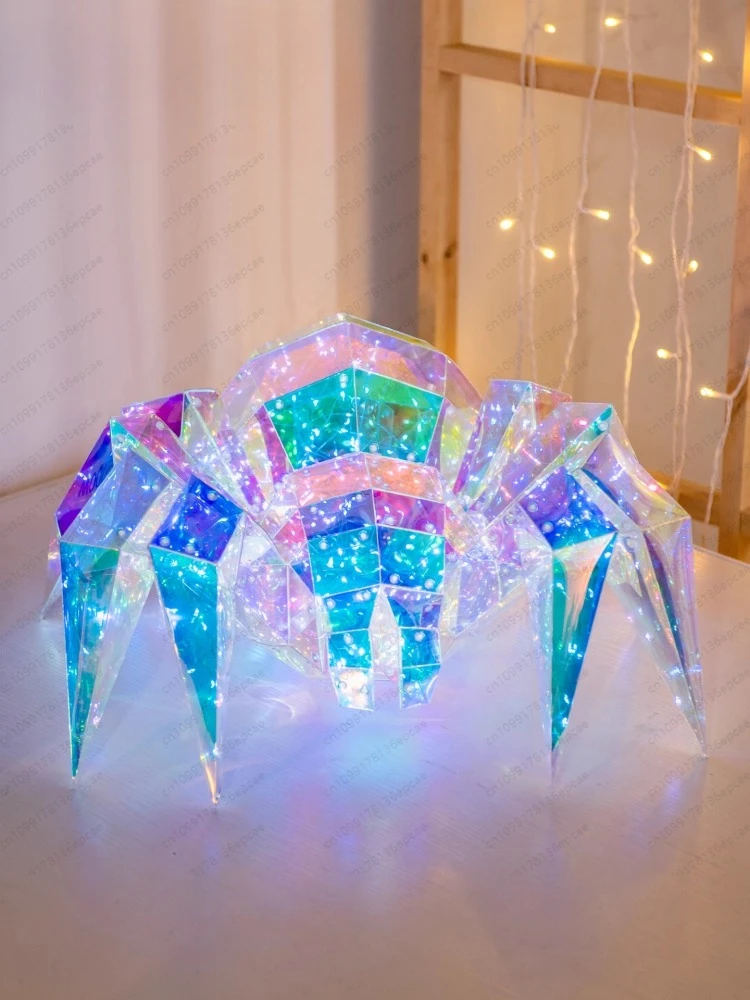 Halloween Symphony Spider Haunted House Ornament Shopping Mall Window Scene Ghost Festival Creative Ambient Lighting Dress Up