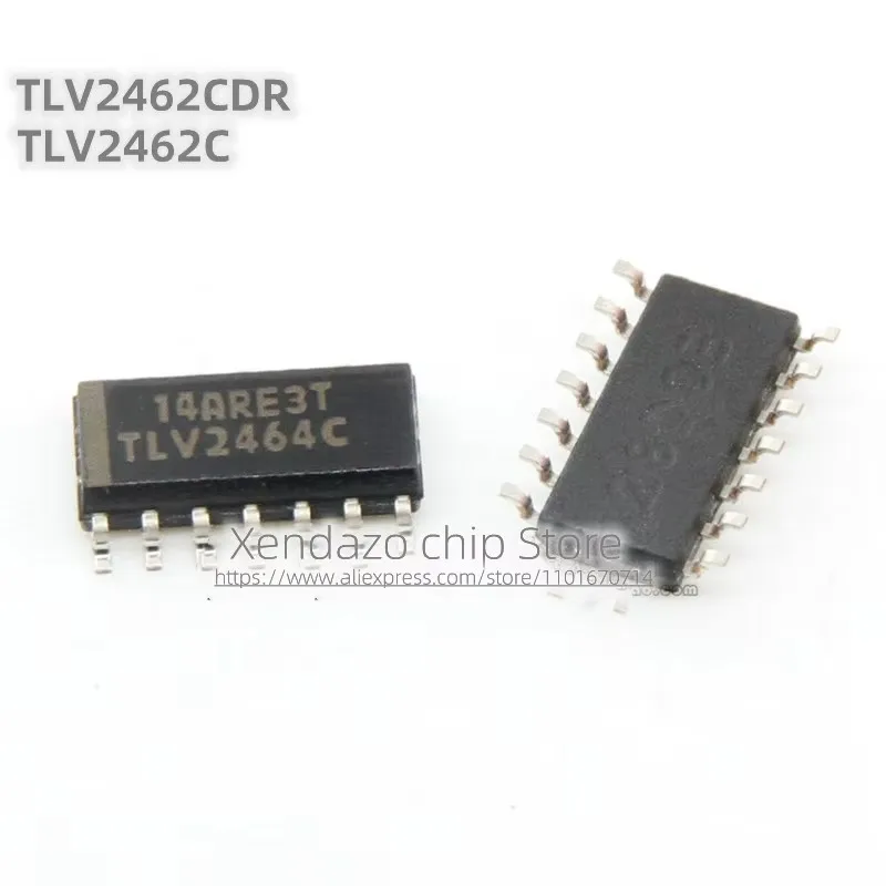 10pcs/lot TLV2462CDR TLV2462C Silk screen 2462C Sop8 package Operational amplifier chip