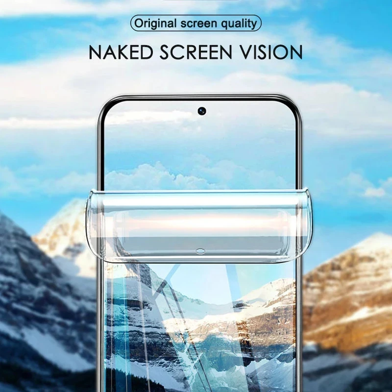 1-4 Pcs Película de hidrogel para Samsung Galaxy S24 S23 S22 S21 S20 Ultra S10 S9 Plus A12 A34 A54 A53 A52 A33 A32 A71 Protector de pantalla 6