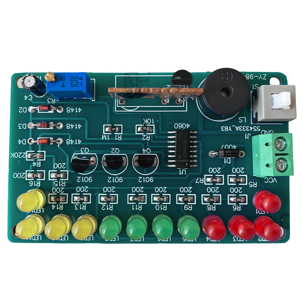 DC4.5-5V CD4060 SMT Music LED Color Light Circuit Welding Dream Light Module DIY Kit Parts