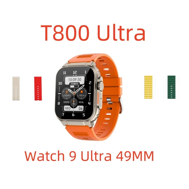 Watch 9 Ultra T800 Ultra Smart Watch 49mm NewMen Women Heart Rate Bluetooth Call BT Music Games Wireless Charging Smartwatch AliExpress 44