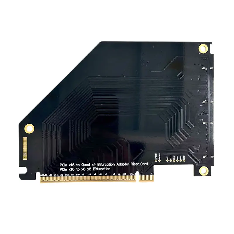بطاقة محول ADT-Link GEN3 PCI-E 3.0 x16 إلى MCIO تدعم الهيكل الخارجي واحد إلى اثنين SFF-TA-1016 PCIE X16 إلى X8 X8 التشعب