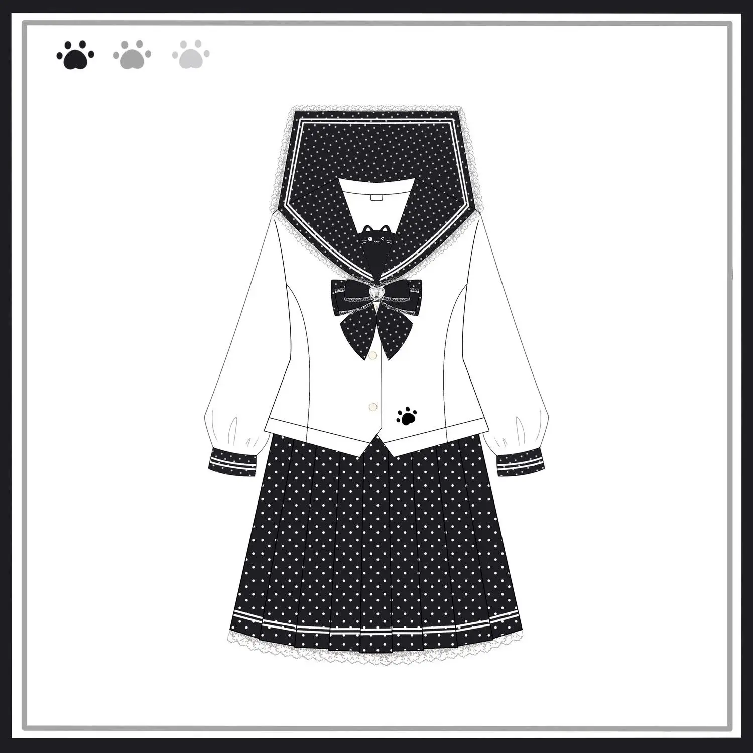 2026 Spring Festival New JK Uniform Sailor Suit Women's Slim Waist Japanese School Style Basic Set Role Play Girl