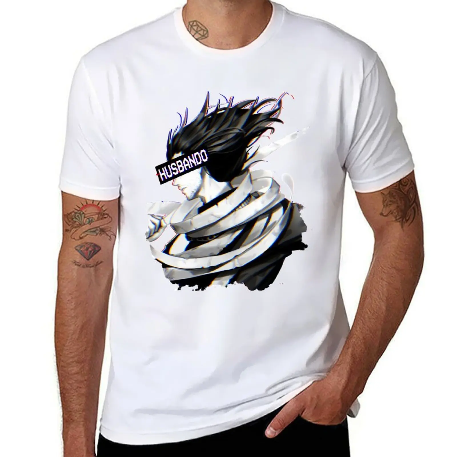 

tees man - t pack HUSBANDO t graphic T-Shirt shirts shirt man shirt for graphic Aizawa t Mha cotton