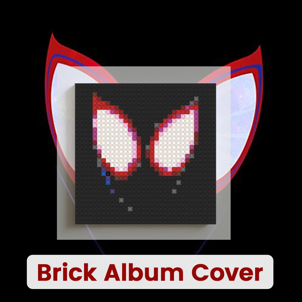 

Постер с обложкой альбома M-Metro Boomin, конструктор из строительных блоков, мозаика, пиксель-арт, кирпичная живопись, DIY-картина, декор для дома и стен