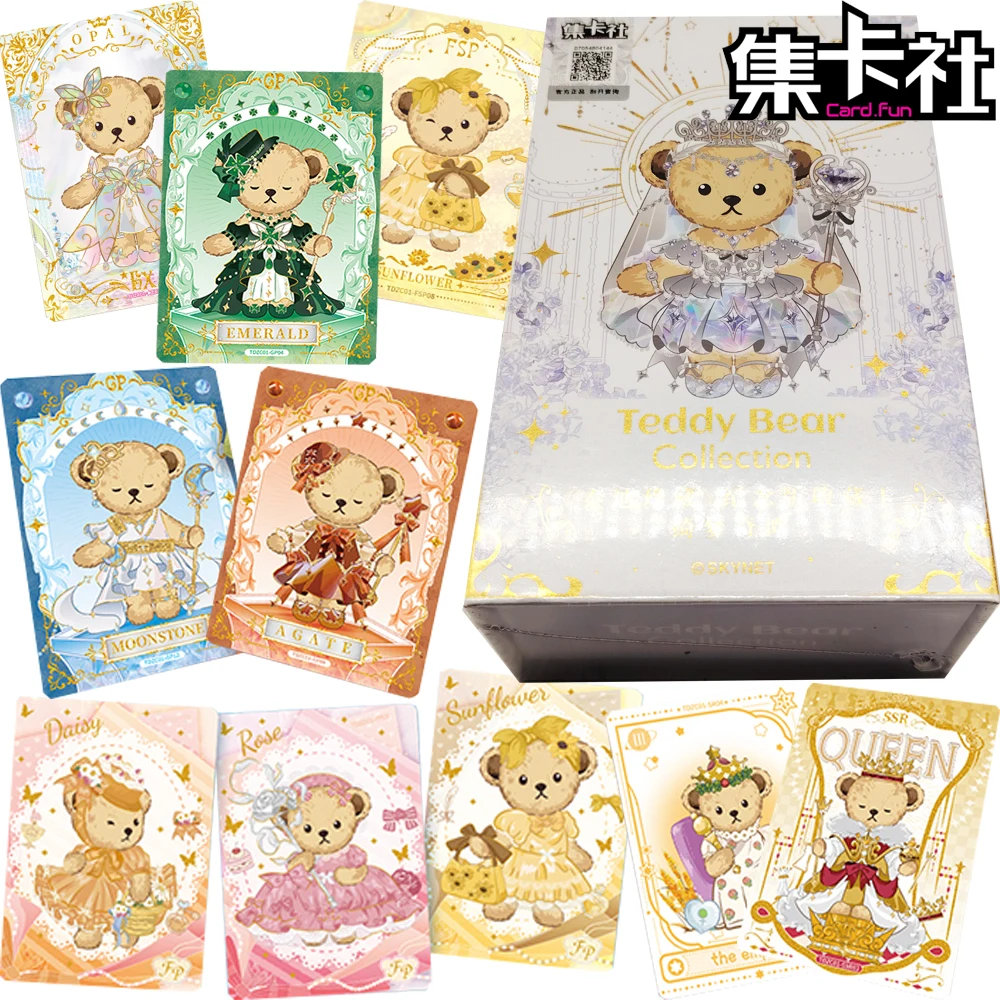 

CARD.FUN Original Teddy Bear Collection Cards Circus Themed Design Cute Surprise Limited Edition Character Cards Christmas Gift