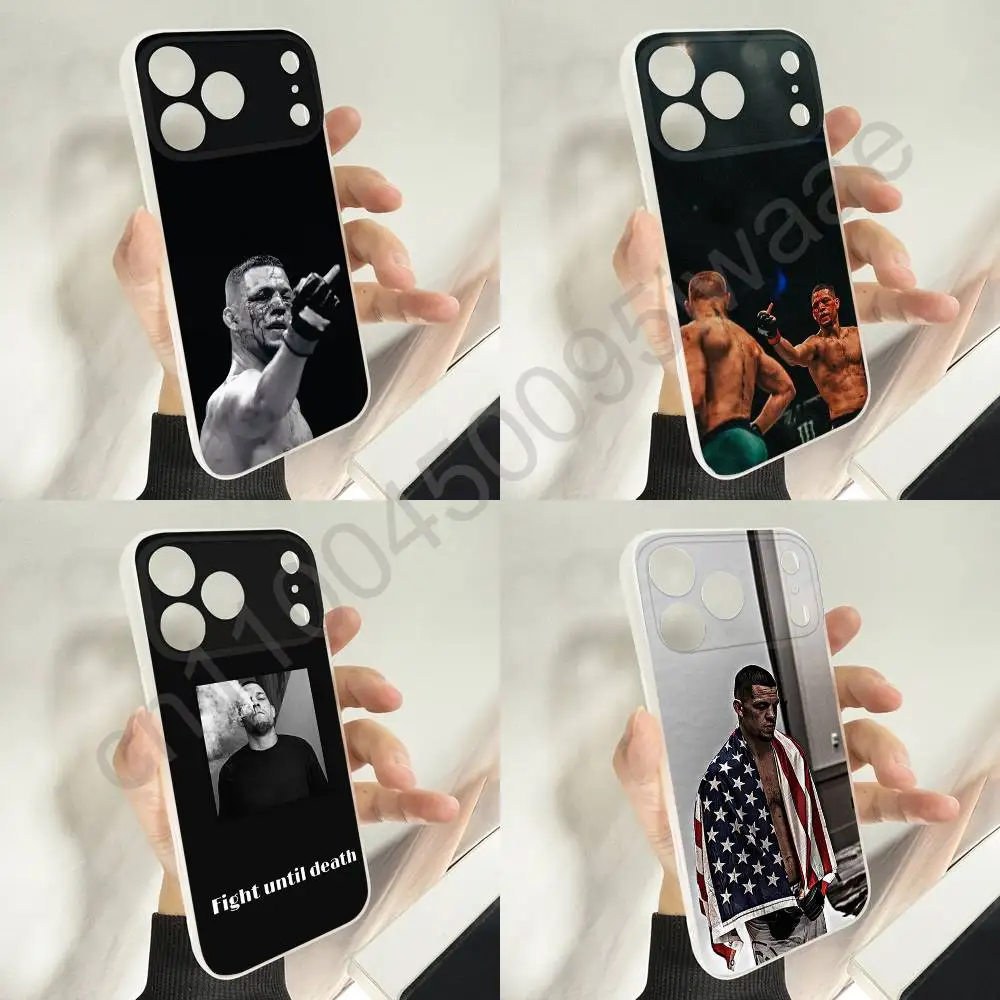 

N-Nate D-Diaz Phone Case For iPhone 11,16,15,14,13,17,12,Plus,E,Air,Mini,Pro,Max Magnetic Magsafe Soft Cover