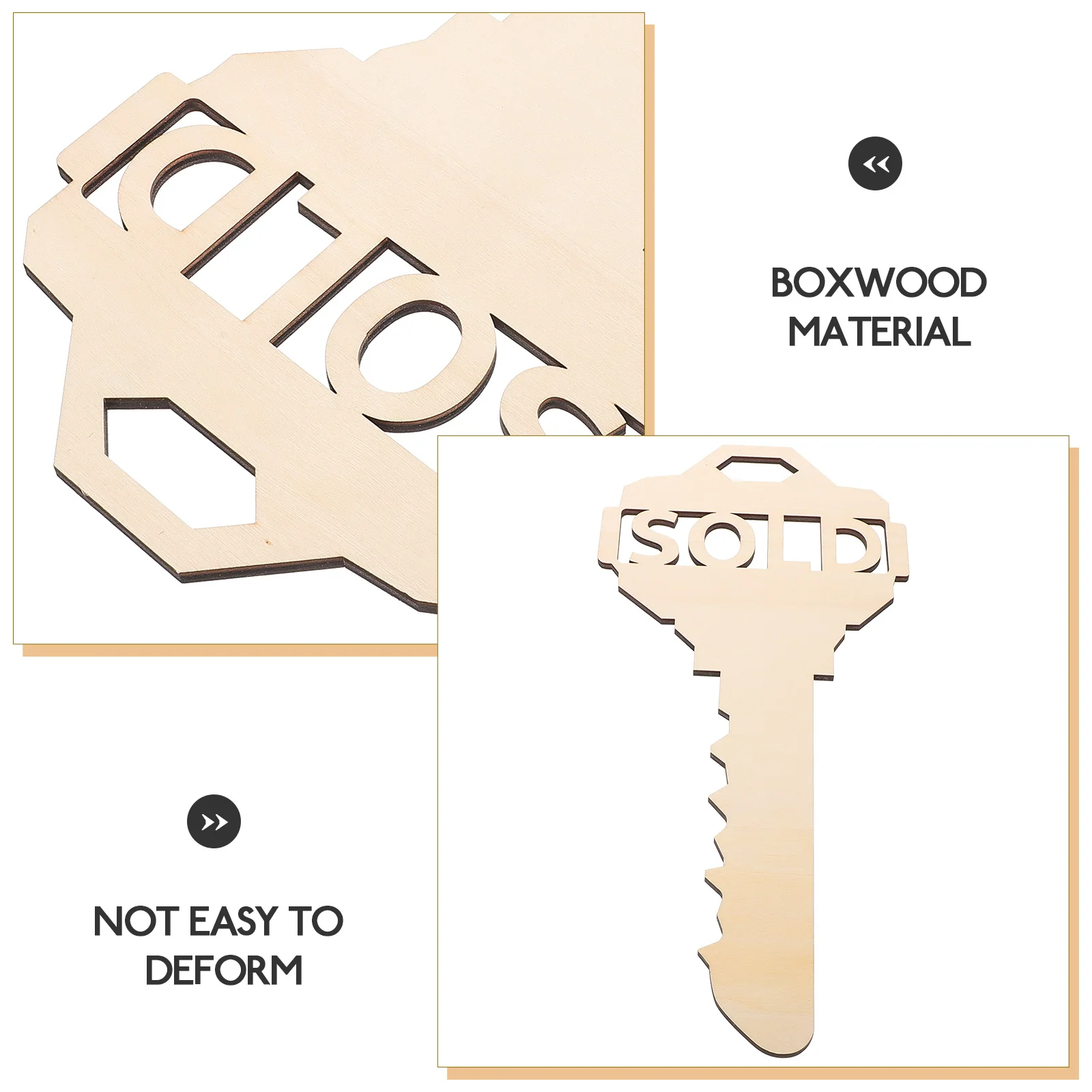 

Wooden Key Pendant 40x19x0.7cm Chinese Style Billboard Hanging Decor Photo Props Wedding Room Gift Home Ornament