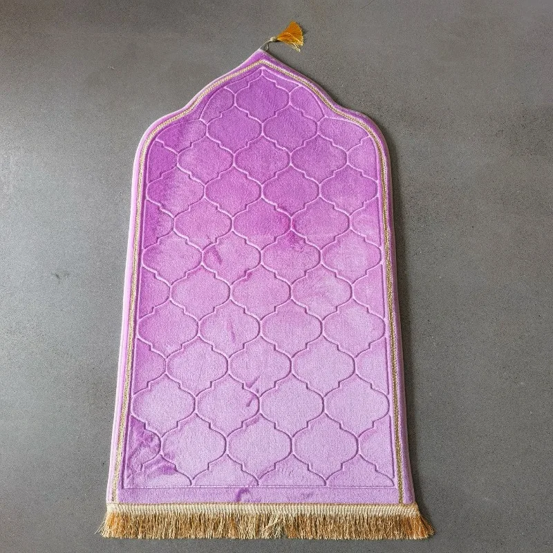 

Очень толстый фланелевой ковер, нескользящий молитвенный коврик из полиэстера для дома, гостиной, уникальной формы