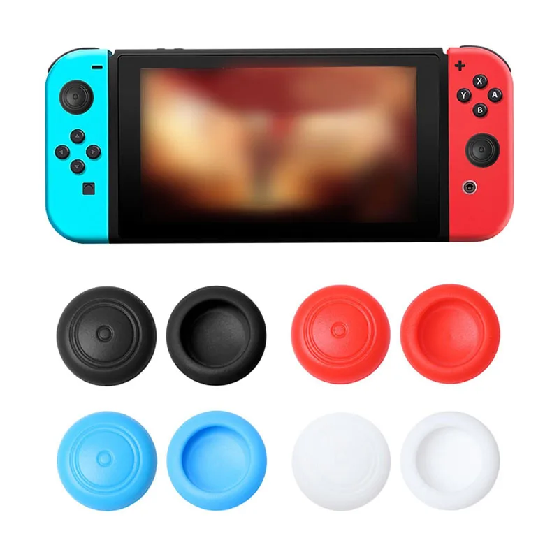 

10pcs/lot Silicone Thumb Grips Caps For Nintendo Switch/Switch OLED/Switch Lite Slim Silicone Analog Thumbstick Grips Cover