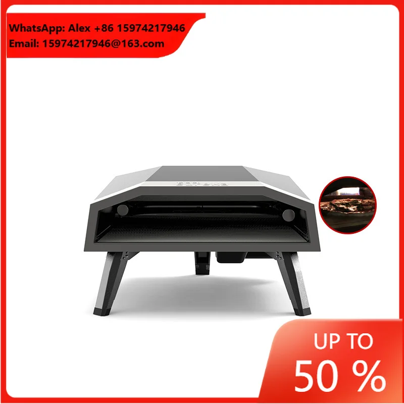 Outdoor Portable 16 Inch Mini Gas Pizza Oven With Pizza Stone
