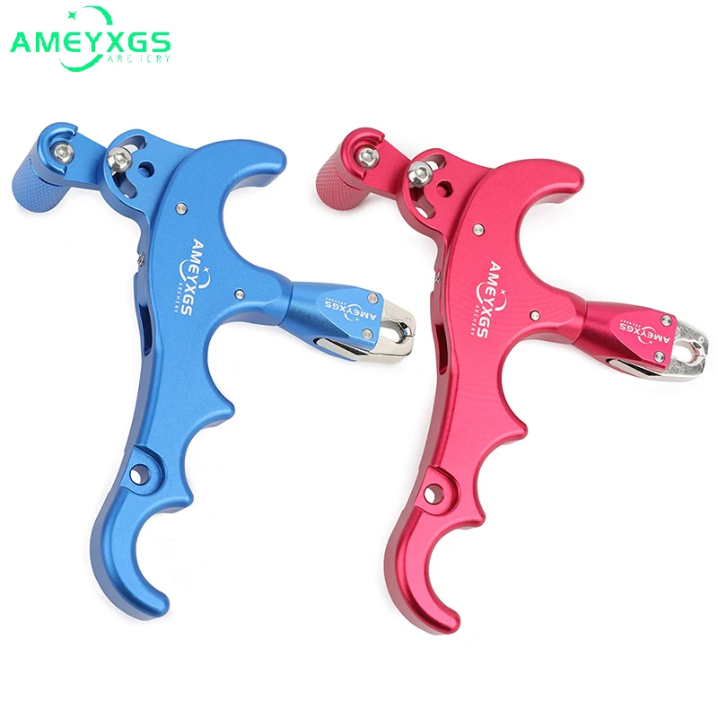 

1pc Archery Bow Release Aids Compound Bow Stainless aluminum alloy Automatic Closing Jaws Release Aids Tool Shooting Accessories