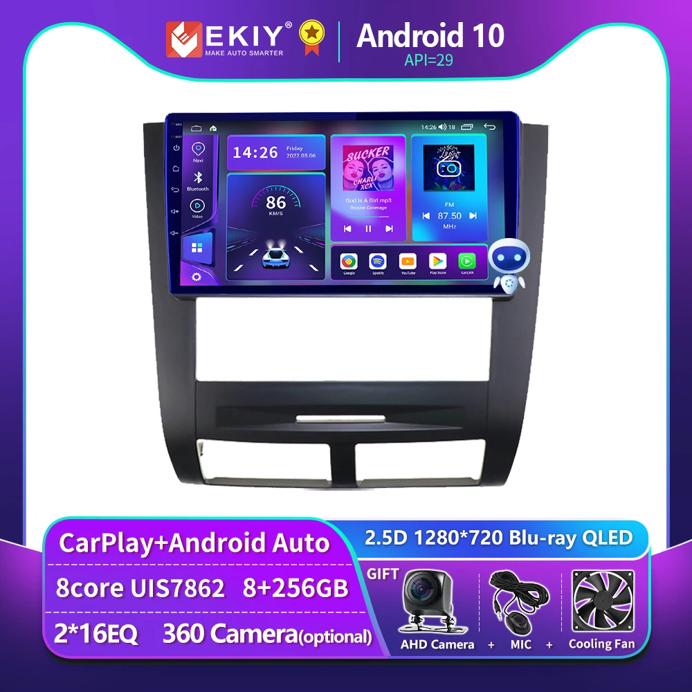 EKIY T900 For SSANGYONG Rexton 2002 - 2006 Android Radio Car Multimedia Video Player Navigation GPS Stereo Carplay Auto 2Din DVD