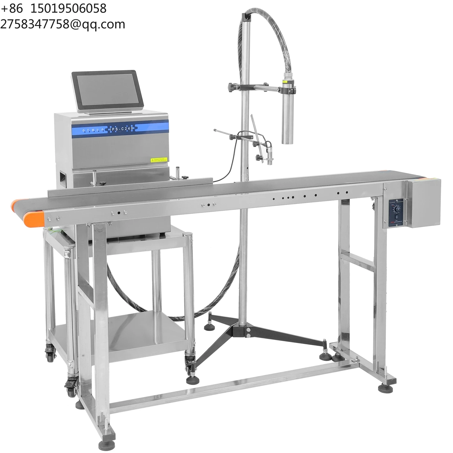 Intelligent Marking Machine Multi-line Batch Coder IPS-C240 Marking for Cans Cable Packages Jars Bottle Wire Pipes