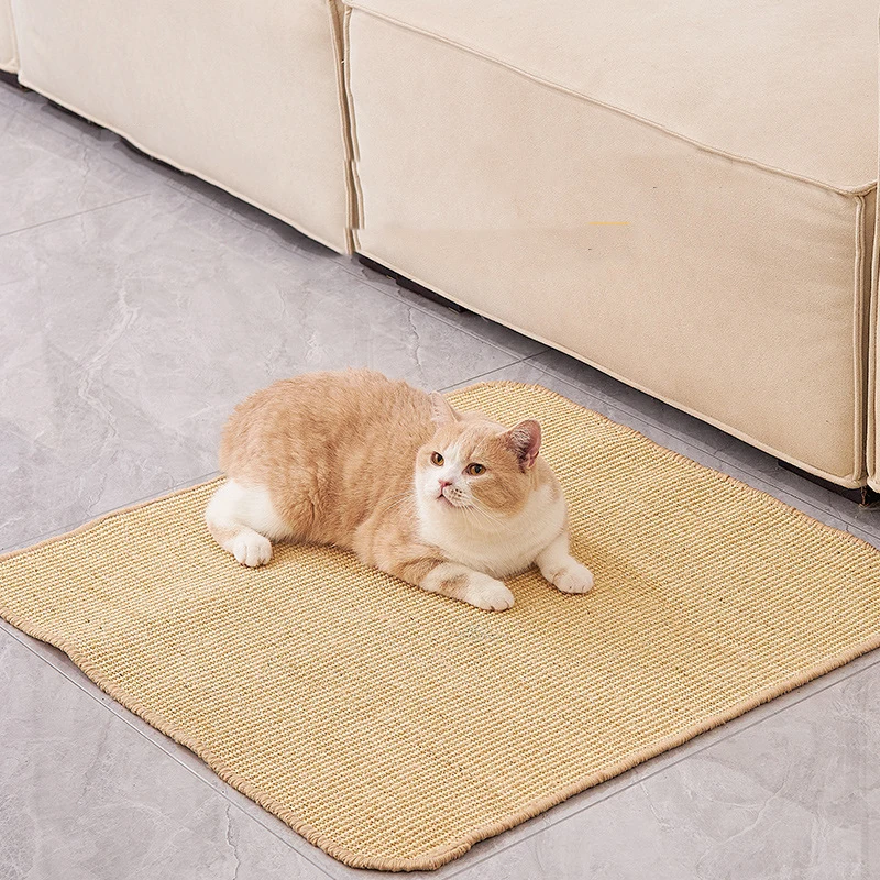 1pc Katze Scratcher Sisal Hanf Kratzbrett Wand Kratzen Pad Möbel Schutz Kratzbaum für Katze Pfote Training – Detail 5
