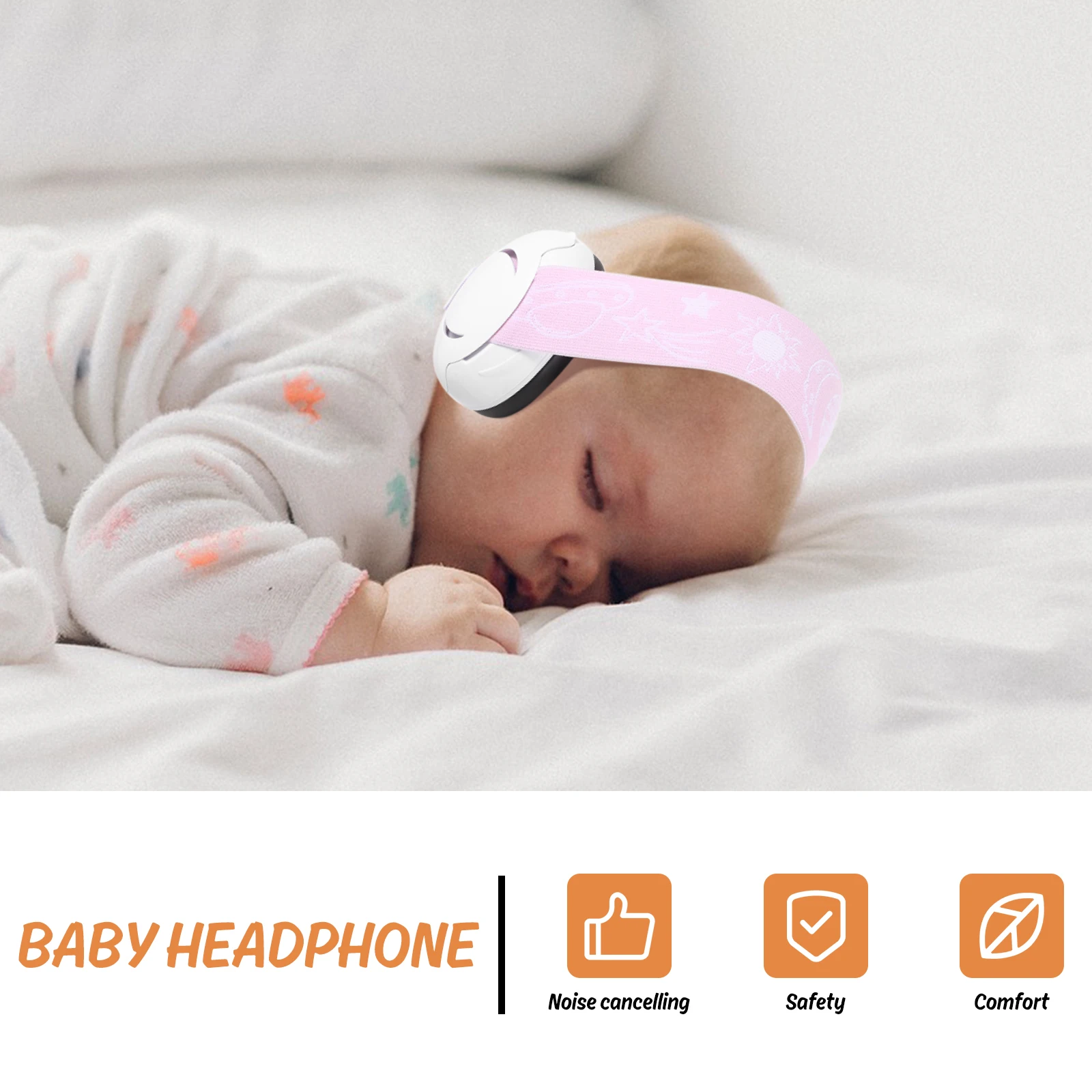 

Baby Noise-cancelling Ear Cups Sound Proof Headphones Soundproof Comfortable Reduction Muffs Boy