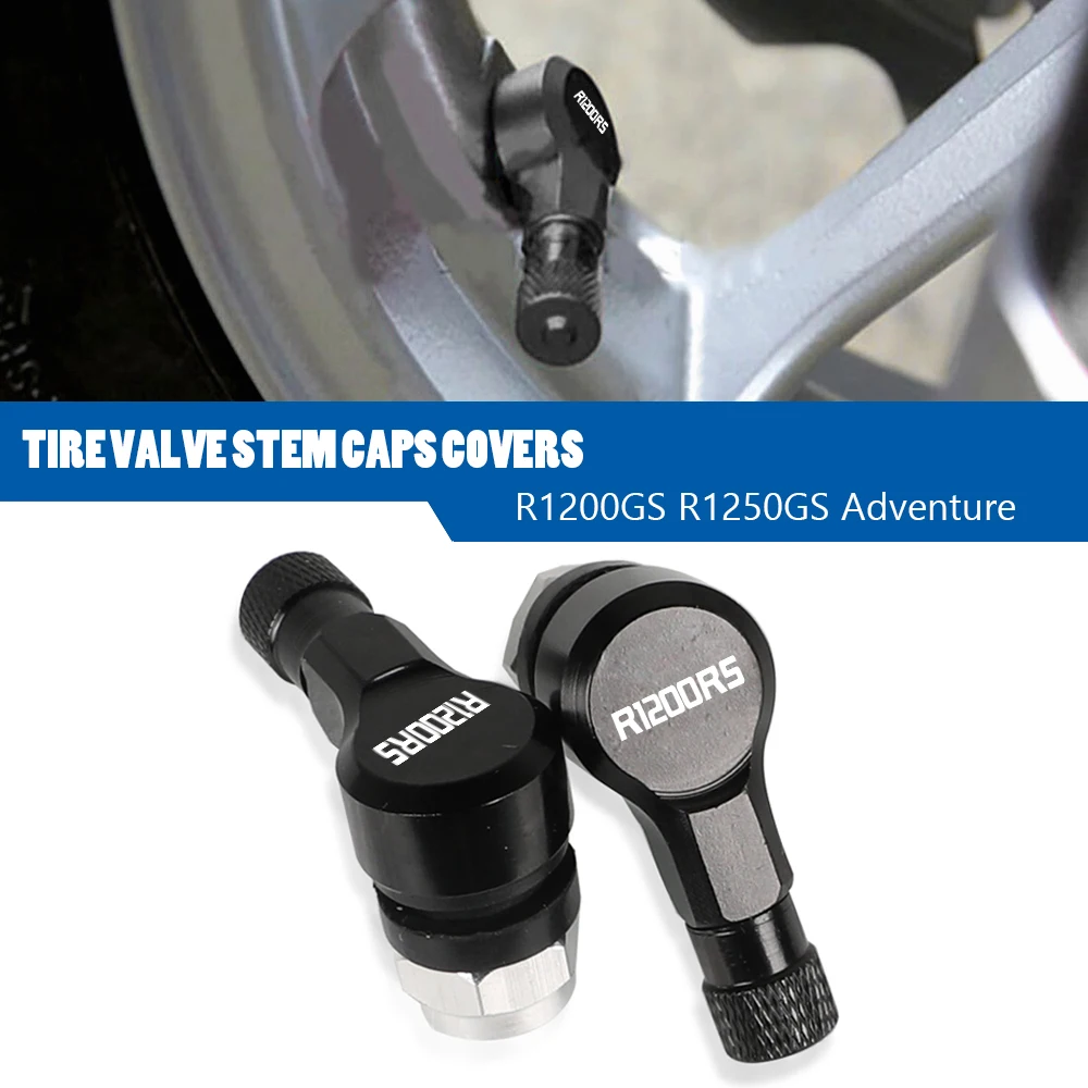 

Motorcycle Universal Accessories For BMW R1200RS R 1200 RS 2015 2016 2017 2018 Dust-proof 90 Degree Tire Valve Stem Caps Covers