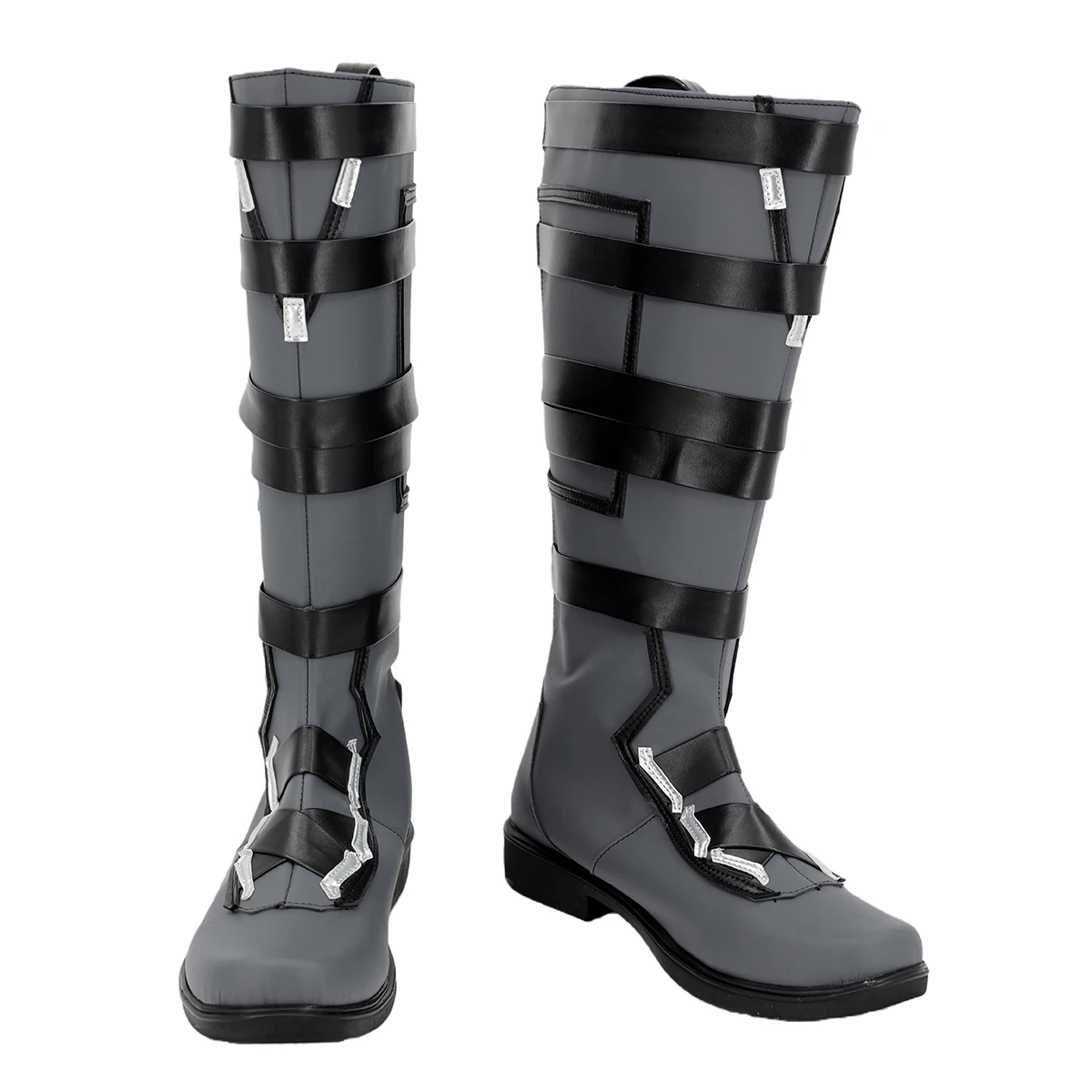 Valo-rant Agent Omen Cosplay Shoes Tailored Leather Boots Any Size for Unisex