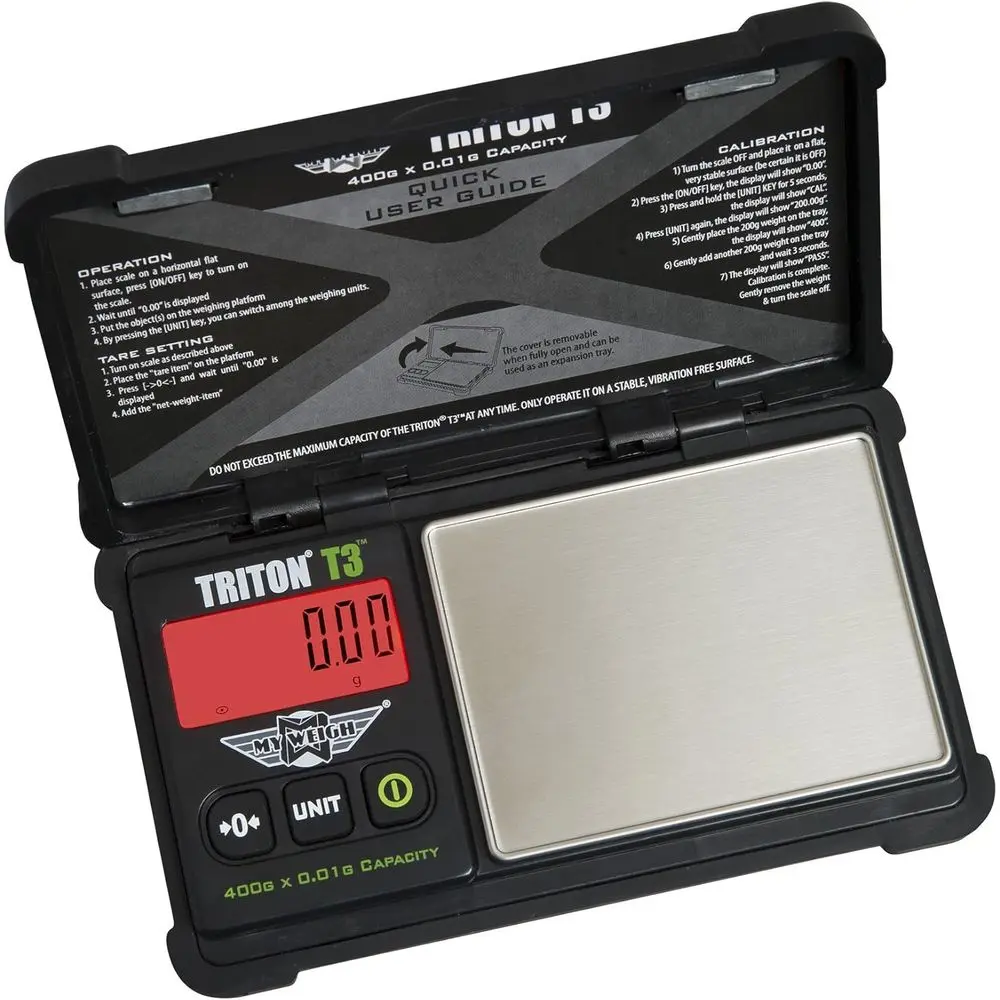 

Digital Precision Scale 0.01g, 400g Capacity, Black