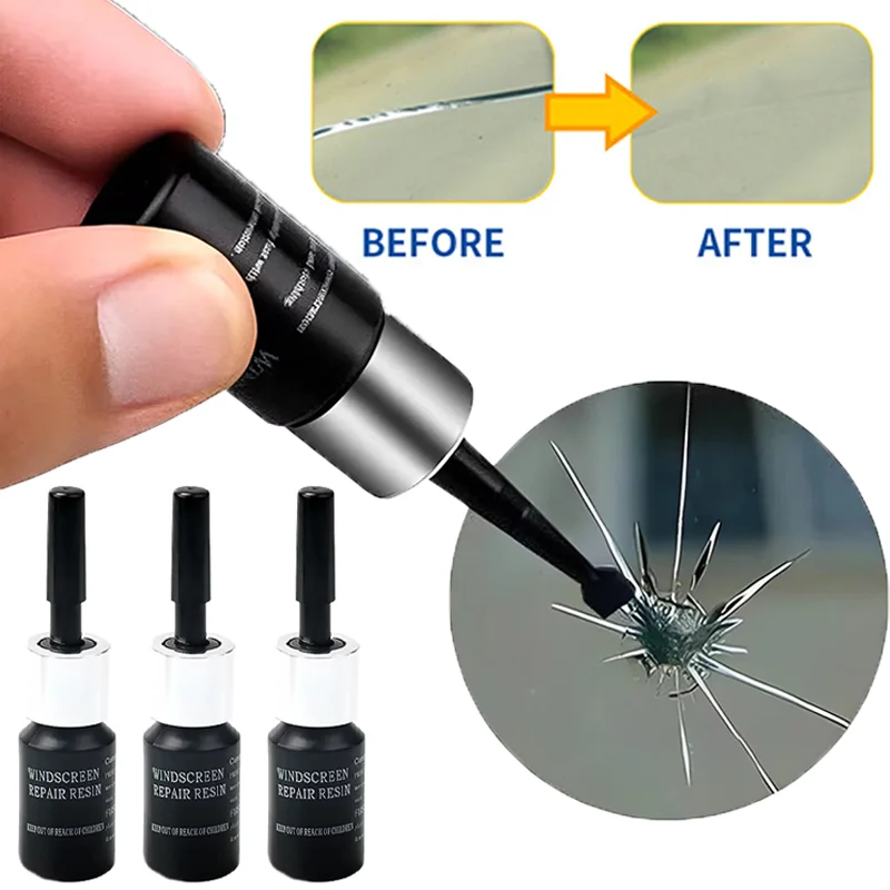 Car Windshield Glass Cracked Repair Agent Upgrade Auto Window Scratch Crack Nano Restore Tools Car Accessories Window Repair Kit