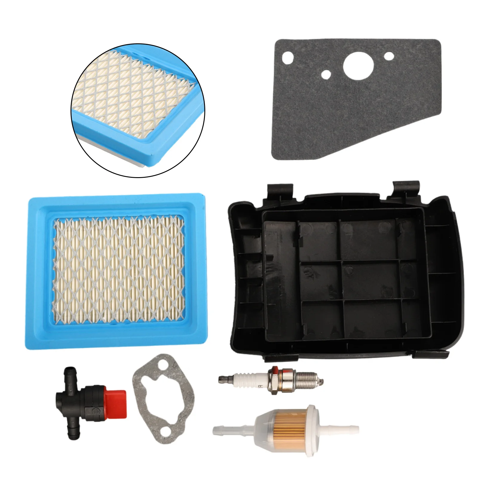

High Quality Air Fuel Filter Filter Cover Gasket Plastic+Metal Replacement 1 Set 14-096-133-S Lawn Mower Engines