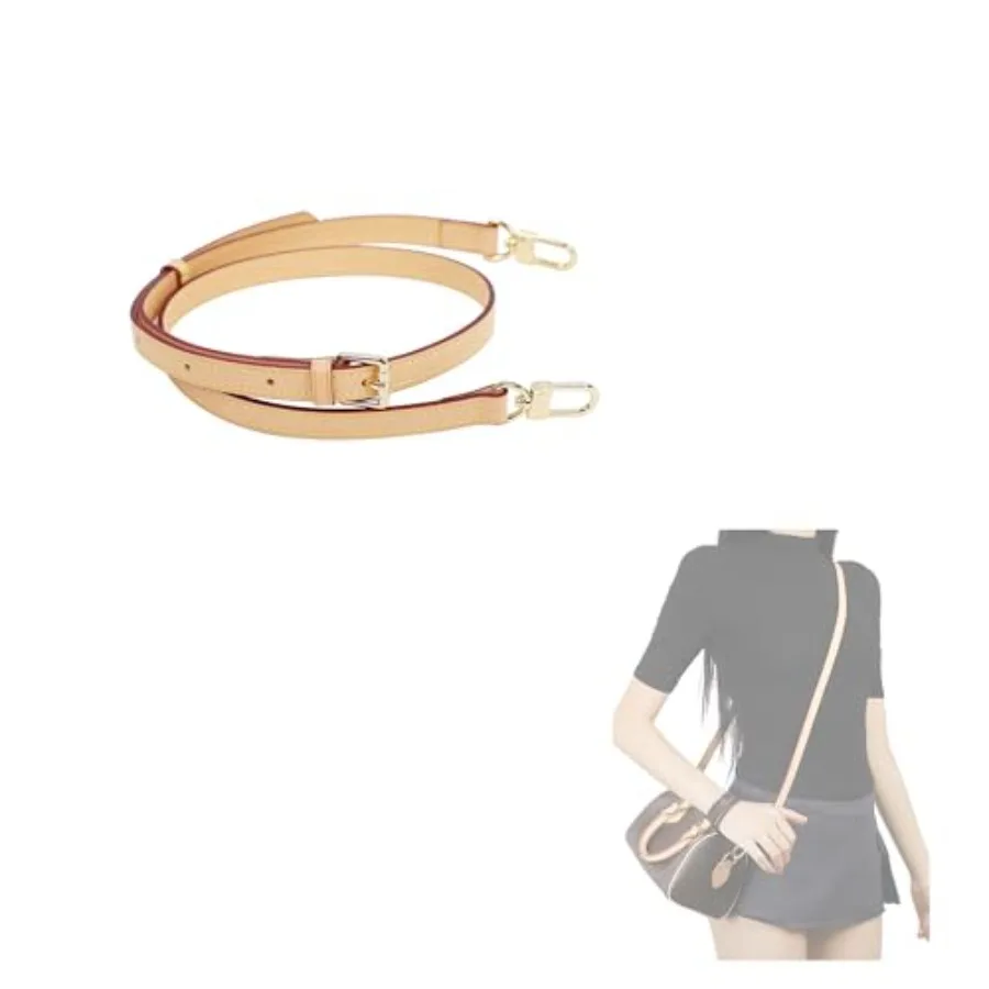 

Vachetta Leather Adjustable Crossbody Strap for Speedy Bag with Gift Box Handmade Shoulder Strap