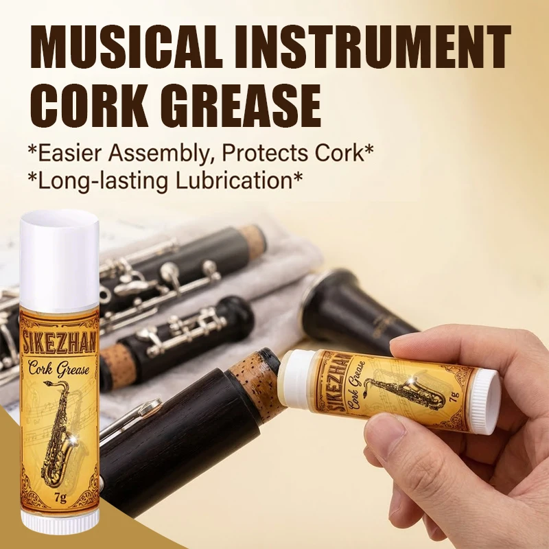 Professional Woodwind Instrument Joint Cork Lubricant Smooth Assembly Grease for Saxophone and Clarinet Care - SIKEZHAN