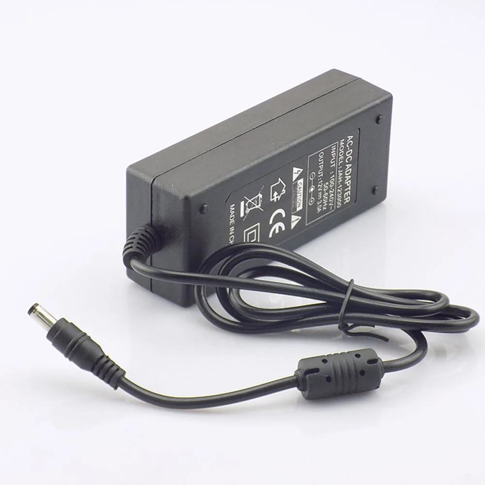 AC DC Power Adapter Supply, Power Driver Adapter, LED Faixa de luz da lâmpada, 5.5mm x 2.1mm, 12V, 3A, EUA e UE Plug