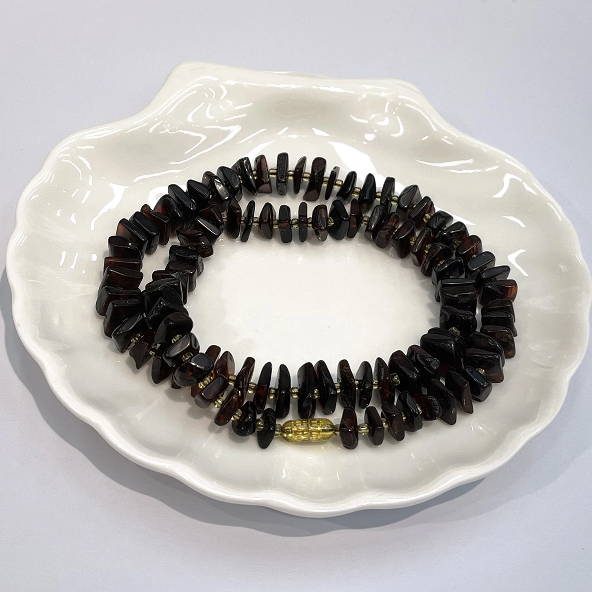 Natural Deep Blood Amber Free-Form Chipped Semi-Precious Stones 10-11 mm DIY  Jewelry Making Bracelet Necklace Accessories Gift