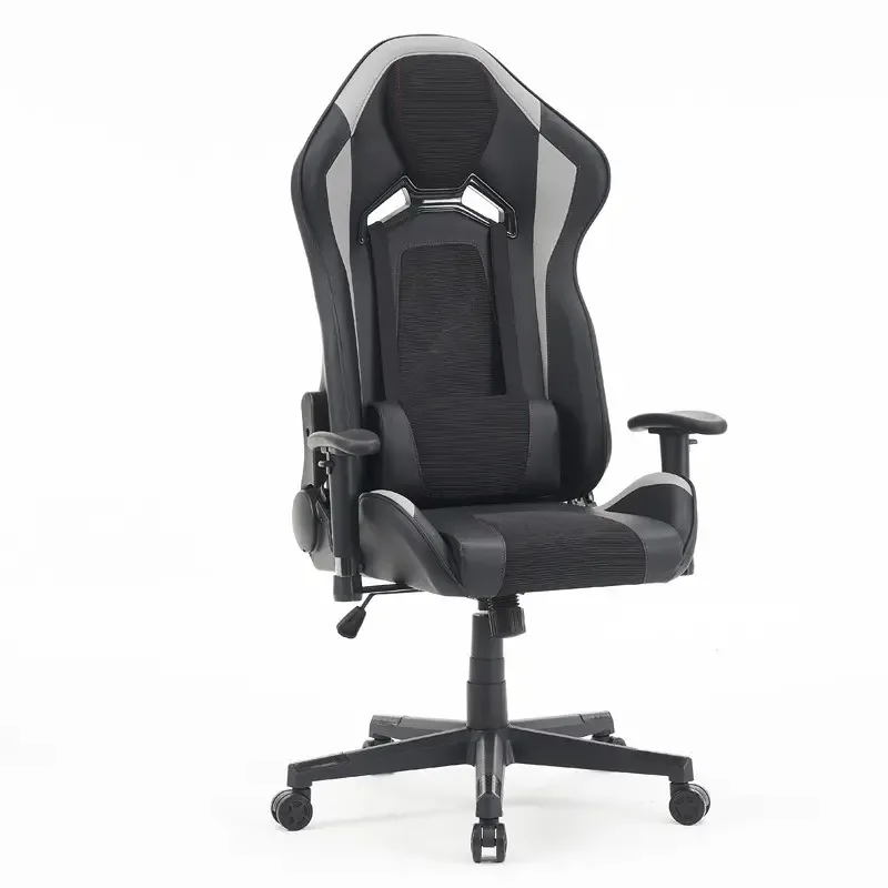 Silla de juegos ZComfortable y transpirabilidad, Silla de juegos elástica de extremo alto y sólido con respaldo alto, Silla moderna para ordenador, muebles para el hogar