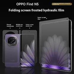 4 In 1 Matte Hydrogel Soft TPU Film For Oppo Find N5 Inner Outer Hinge Sticker For Oppo Find N2 N3 Full Cover Screen Protector